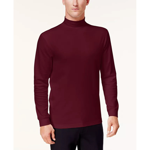 Clubroom Men's Maroon Turtleneck Shirt XXL - Men's Tops - Picture 2 of 2